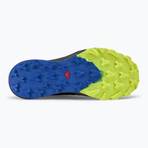 Salomon Thundercross GTX men's running shoes black/surf the web/safety yellow