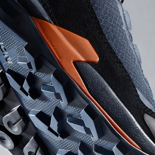 Men's trekking boots Salomon X Ultra Alpine GTX blue nights/black/red orange