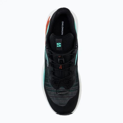 Men's Salomon Genesis bay/electric green/cherry tomato running shoes