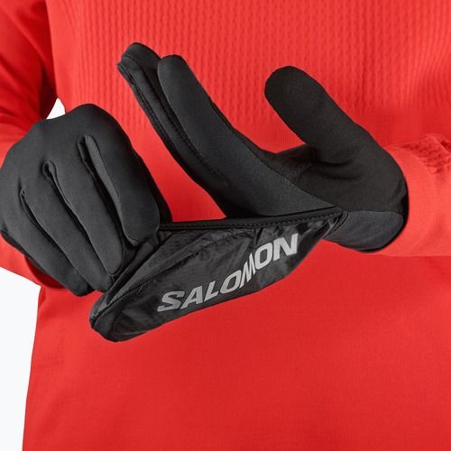 Salomon Fast Wing Winter deep black running gloves