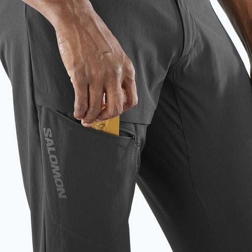 Men's trekking trousers Salomon Wayfarer deep black
