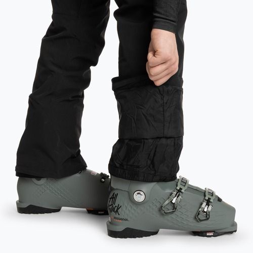 Men's Salomon Edge deep black ski trousers