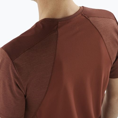 Men's Salomon Outline rum raisin trekking shirt