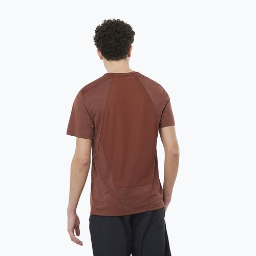 Men's Salomon Outline rum raisin trekking shirt