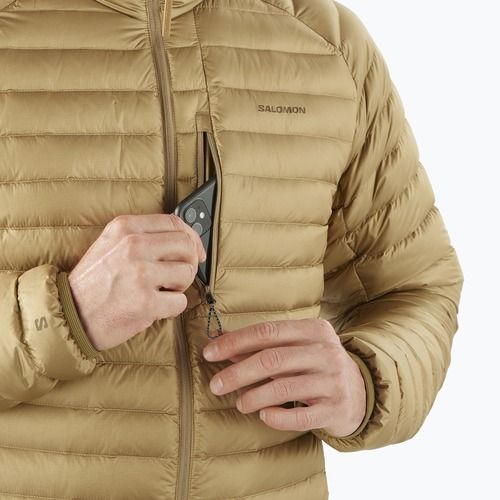 Men's Salomon Elixir Micro Down jacket antique bronze
