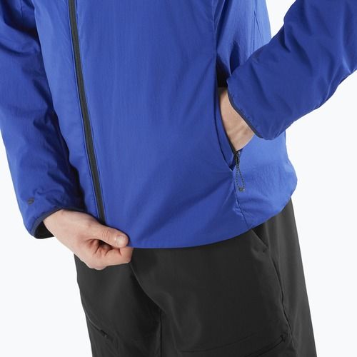 Men's Salomon Mountain Flex Hd surf the web hybrid jacket