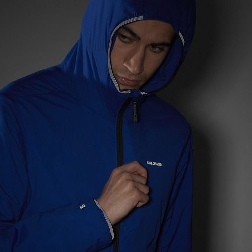 Men's Salomon Mountain Flex Hd surf the web hybrid jacket