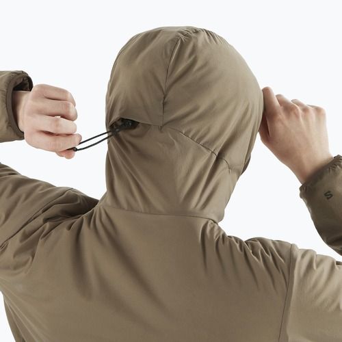 Men's Salomon Mountain Flex Hd shitake hybrid jacket