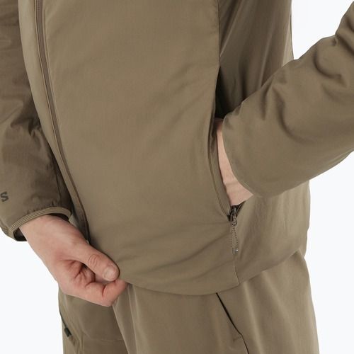 Men's Salomon Mountain Flex Hd shitake hybrid jacket