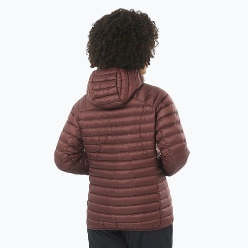 Women's Salomon Elixir Micro Down Jacket Hd rum raisin