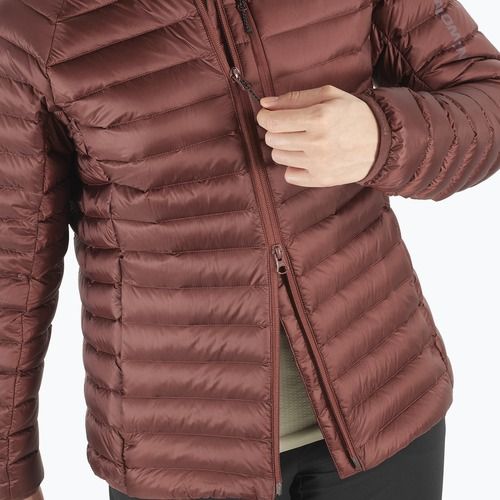 Women's Salomon Elixir Micro Down Jacket Hd rum raisin