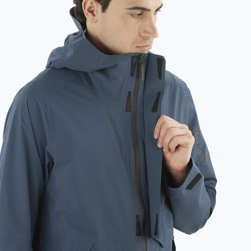 Salomon Outerpath Pro men's rain jacket midnight navy