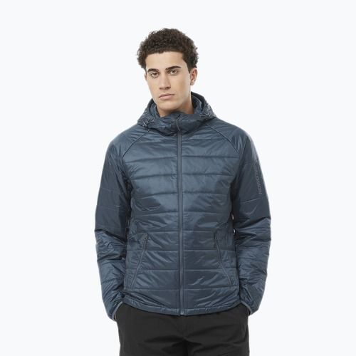 Men's Salomon Outline Hd down jacket midnight navy