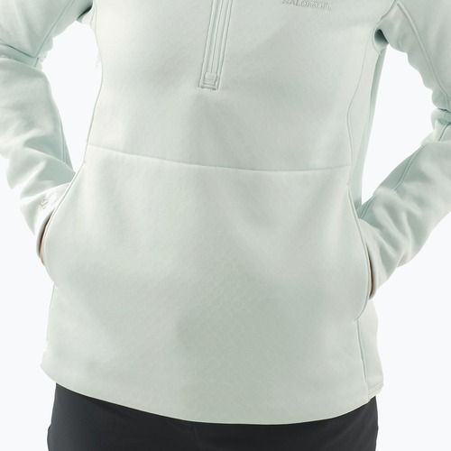 Women's trekking jacket Salomon Essential Midwarm HZ misty blue