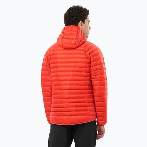 Men's Salomon Elixir Micro Down Jacket Hd cherry tomato