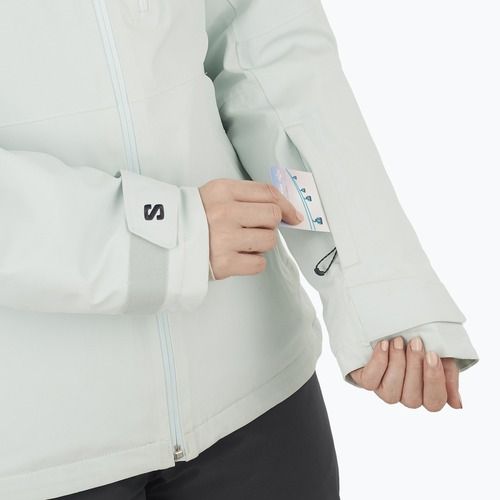 Women's ski jacket Salomon Highland misty blue