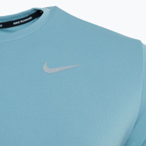 Men's Nike Miler Dri-Fit UV denim turquoise running shirt