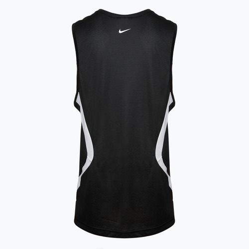Men's basketball jersey Nike Icon Dri-Fit TT black/white/black/white