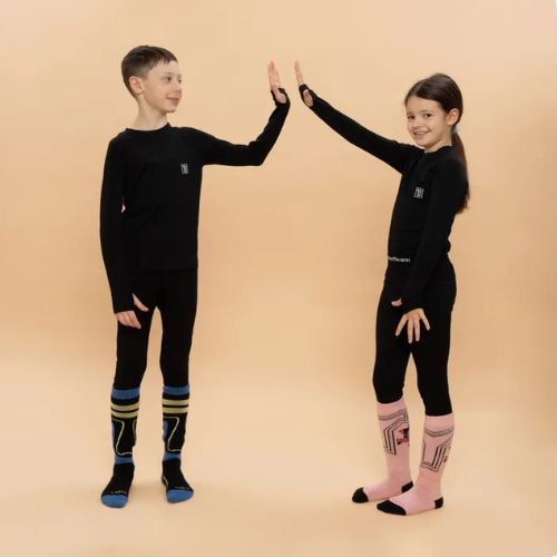 OneTeam Achill Jr Set of children's thermal underwear black