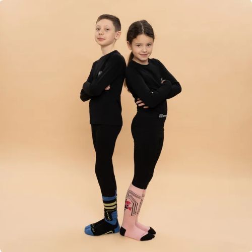 OneTeam Achill Jr Set of children's thermal underwear black