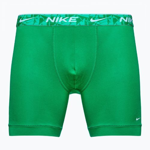 Men's Nike Everyday Cotton Stretch boxer shorts 3 pairs green/black