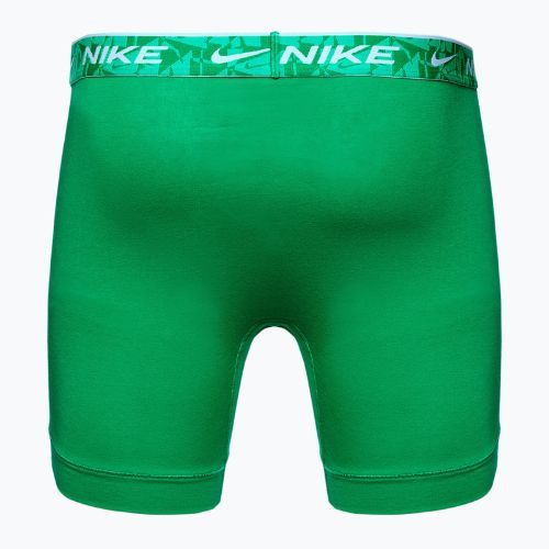 Men's Nike Everyday Cotton Stretch boxer shorts 3 pairs green/black
