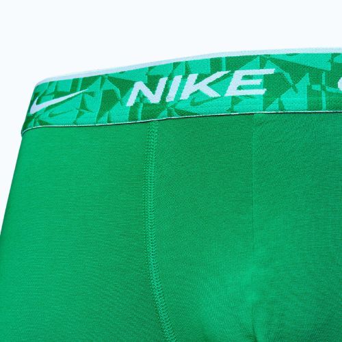 Men's Nike Everyday Cotton Stretch boxer shorts 3 pairs green/black