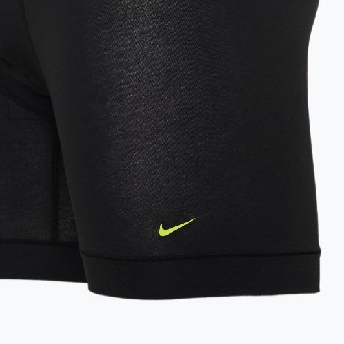 Nike Everyday Cotton Stretch men's boxer shorts 3 pairs cyber black/heather grey/dark pony