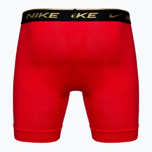 Men's Nike Everyday Cotton Stretch boxer shorts 3 pairs black silver/red gold/black gold