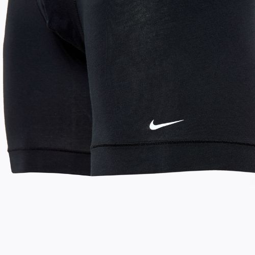 Men's Nike Everyday Cotton Stretch boxer shorts 3 pairs black/gold/black