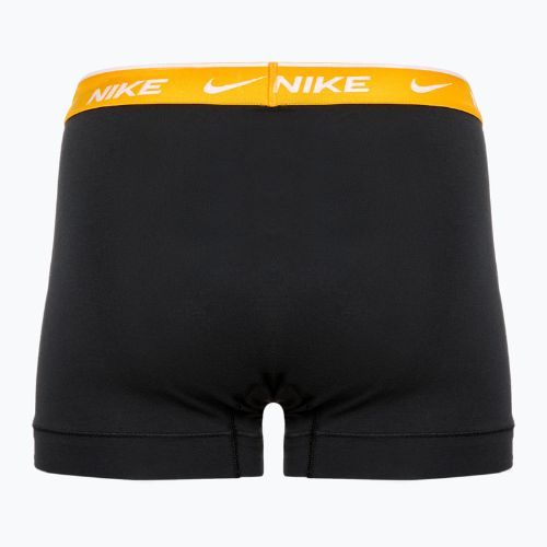 Men's boxer shorts Nike Everyday Cotton Stretch Trunk 3 pairs black/gold/hyper crimson