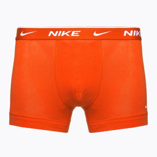 Men's boxer shorts Nike Everyday Cotton Stretch Trunk 3 pairs team orange/uni red/black