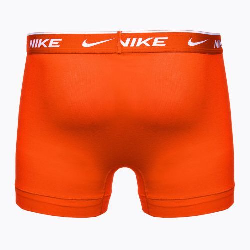 Men's boxer shorts Nike Everyday Cotton Stretch Trunk 3 pairs team orange/uni red/black