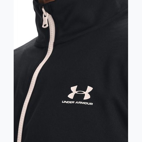 Men's Under Armour Sportstyle Tricot sweatshirt black/onyx white