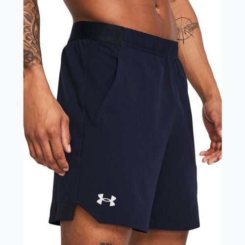 Under Armour men's training shorts UA Vanish Woven 6in midnight navy/mod gray