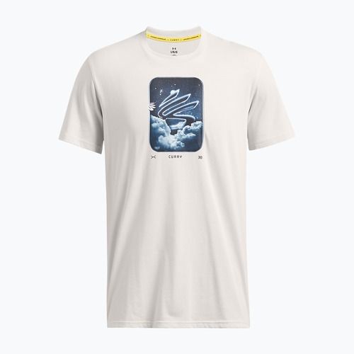 Men's Under Armour Curry Hvyweight T-shirt Trend white clay/black