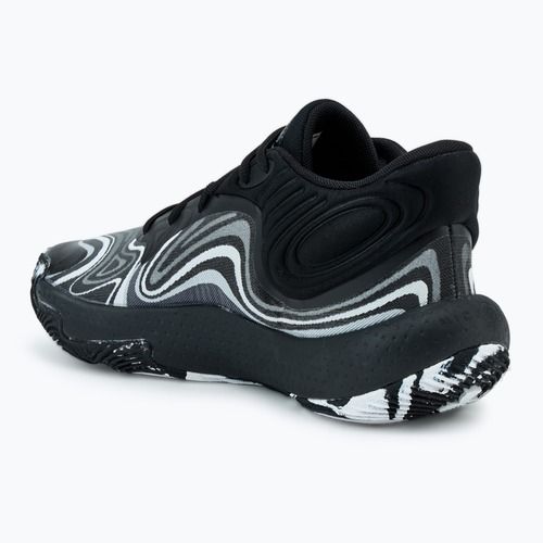 Under Armour Spawn 6 Mid basketball shoes black/distant gray/mod gray