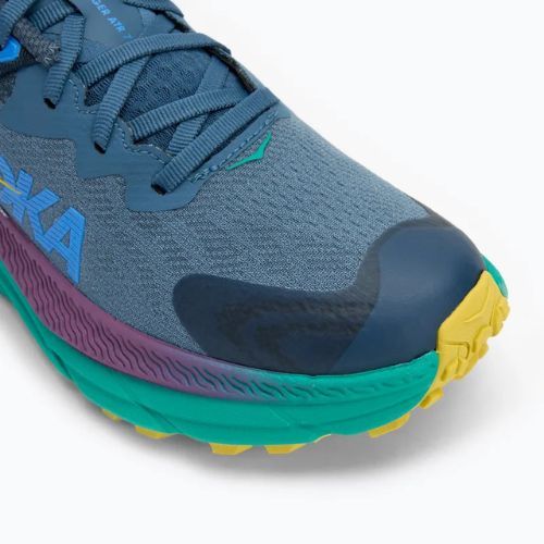 Men's running shoes HOKA Challenger 7 GTX real teal/tech green