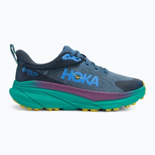 Women's running shoes HOKA Challenger 7 GTX real teal/tech green