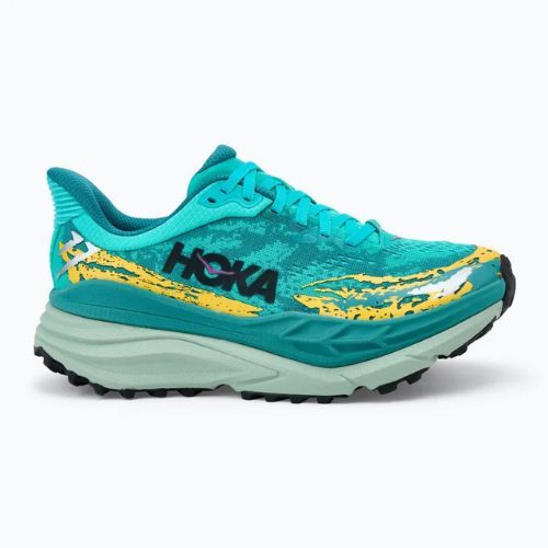 Women's running shoes HOKA Stinson 7 electric aqua/oceanic