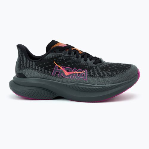 Women's running shoes HOKA Mach 6 black/fuchsia