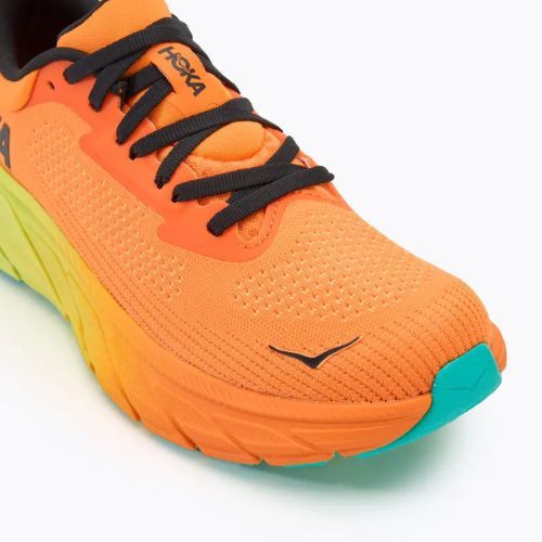 Women's running shoes HOKA Arahi 7 electric tangerine/black