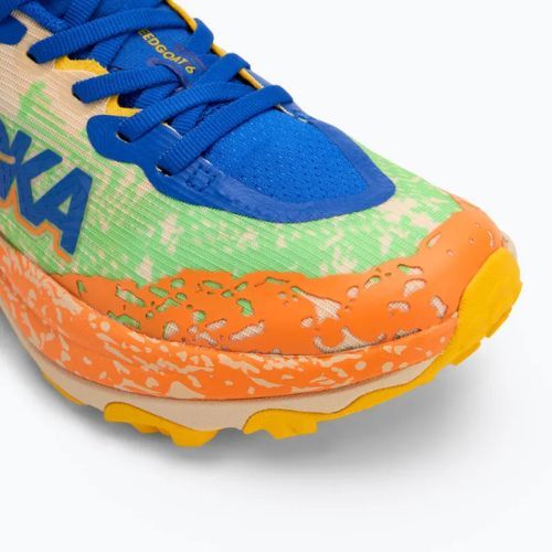 HOKA Speedgoat 6 ultramarine/electric lime children's running shoes