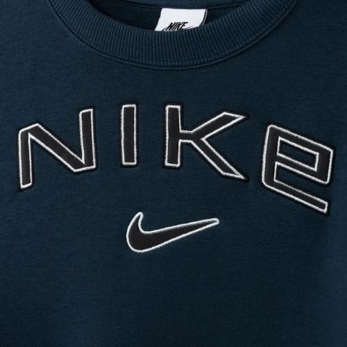 Women's Nike Sportswear Phoenix Fleece sweatshirt armory navy/photon dust/black
