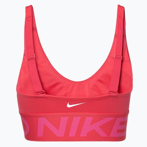 Nike Pro Indy Plunge training bra aster pink/pink sicle/white
