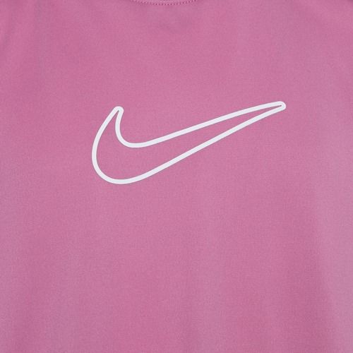 Nike One Dri-Fit magic flamingo/white children's t-shirt
