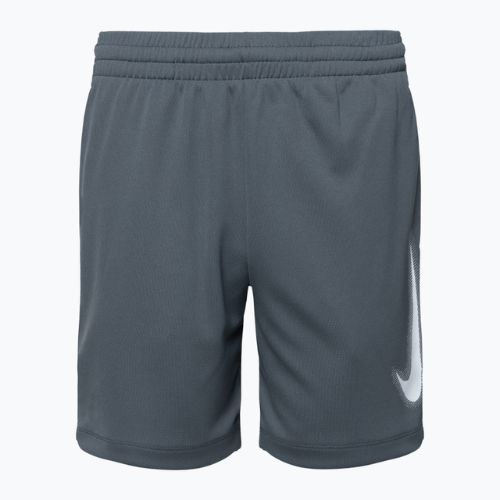 Nike Dri-Fit Multi smoke grey/white children's shorts