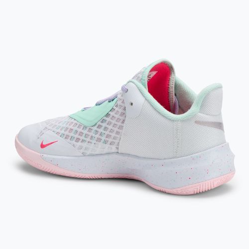 Nike Zoom Hyperspeed Court SE volleyball shoes white/mint foam/grey/violet mist/pink foam