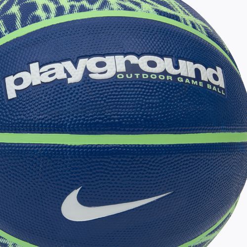 Nike Everyday Playground 8P Graphic Deflated basketball deep royal blue/vapor green/white size 7