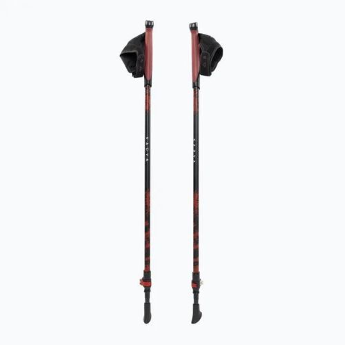 KADVA Halna adjustable red Nordic walking poles